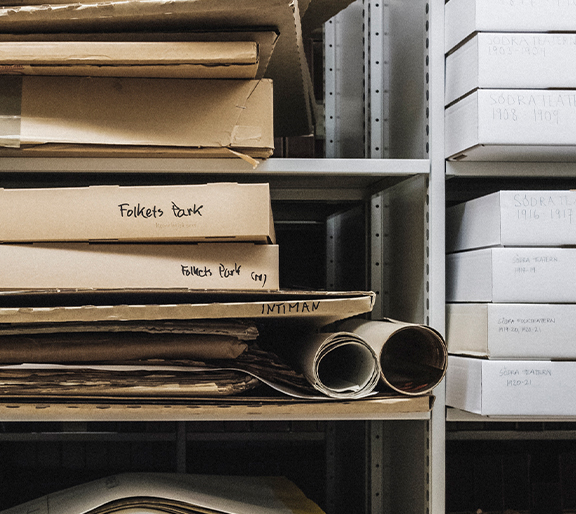 Arkivmaterial på Musik- och teaterbiblioteket